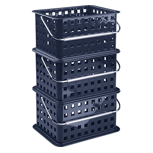 InterDesign 61208EU Spa Korb, Klein, marineblau - 6