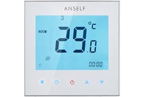 Anself 3 A 110 – 230 V Programmierbar wöchentliche Display LCD Touch Screen Wasser Heizung Thermostat Room Controller Temperatur