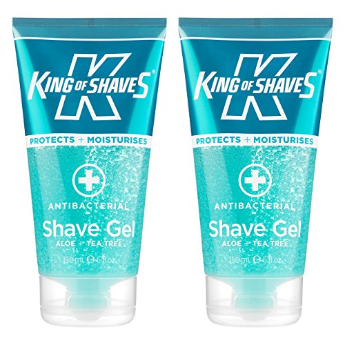 King of Shaves Antibacterial Shave Gel 150ml TWIN-PACK