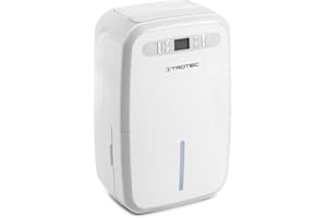 TROTEC TTK 95 E osuszacz powietrza (30 litrów/24 h) do pomieszczeń 90 m²/230 m³, biały