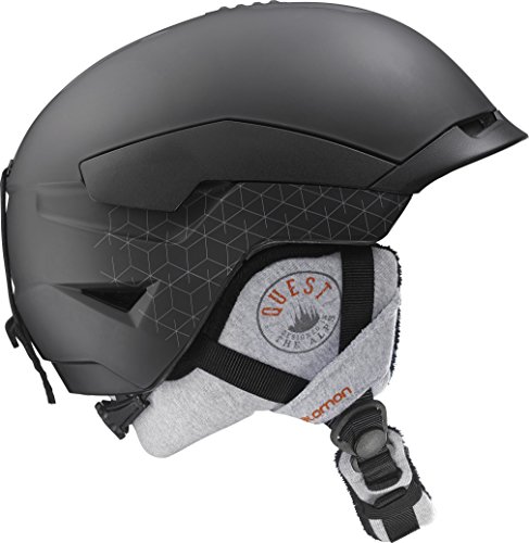 Salomon, Unisex Freeride-Ski- und Snowboardhelm, EPS 4D, Gr. M, Kopfumfang 56-59 cm, QUEST ACCESS, Matt-Schwarz, L37775600 Salomon, Unisex Freeride-Ski- und Snowboardhelm, EPS 4D, Gr. M, Kopfumfang 56-59 cm, QUEST ACCESS, Matt-Schwarz, L37775600