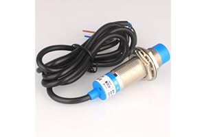 Gebildet 8mm Induktiver Näherungssensor, der Den Distanz Annäherungssensor Erkennt Zylinder Näherungsschalter PNP NO(Normalerweise Geöffnet) DC 6-36V 300mA 3-Draht LJ18A3-8-Z/BY (Durchmesser 18mm)