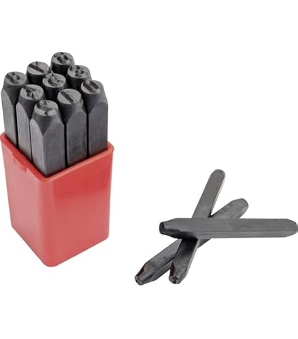 GRAVUREM Schlagzahlen Set 0-9 - 5mm Prägestempel F Produktbild-Vorschau 4