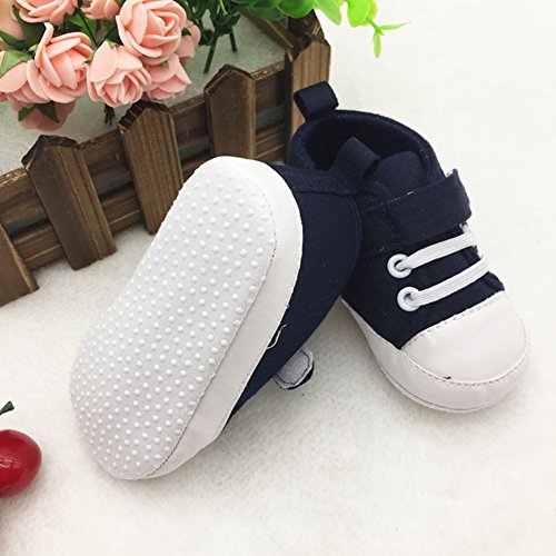 ROPALIA Baby Basic Segeltuch Turnschuh weichen Boden Prewalker Krippe Schuhe - 4