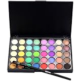  LHWY Cosmeticos Maquillaje Sombra de Ojos Mate Crema Paleta de Colores Shimmer Set 40 Color + Brush Set