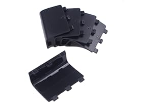 Gamer Gear Tapa de Batería para Mando Xbox One - Cubierta Trasera de Batería para Mando Xbox - Tapa Negra para Batería de Mando Xbox - No compatible con el mando de la serie X - Paquete de 5 cubiertas