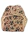 Essential Onesize Nappy Cover Velcro Blue Woodland Flowers - Made in UK