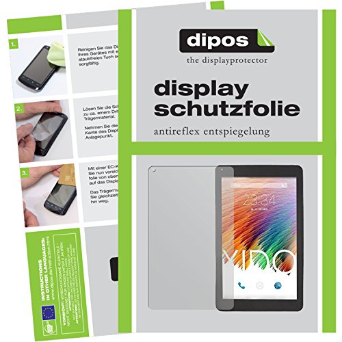 dipos XIDO Tablet X111 Schutzfolie (2 Stück) – Antireflex Premium Folie matt - 2