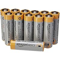 AmazonBasics - Pilas alcalinas AA 'Performance' (Paquete de 12) - Diseño variable