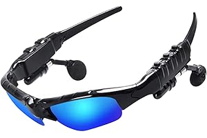 FELENNY Bluetooth 5. 0 Sonnenbrillen-Kopfhörer in Ear HD polarisiert Sonnenbrille Headset Ohrhörer Wireless Kopfhörer mit Mikrofon Bluetooth Wireless Musik Sonnenbrille Headsets