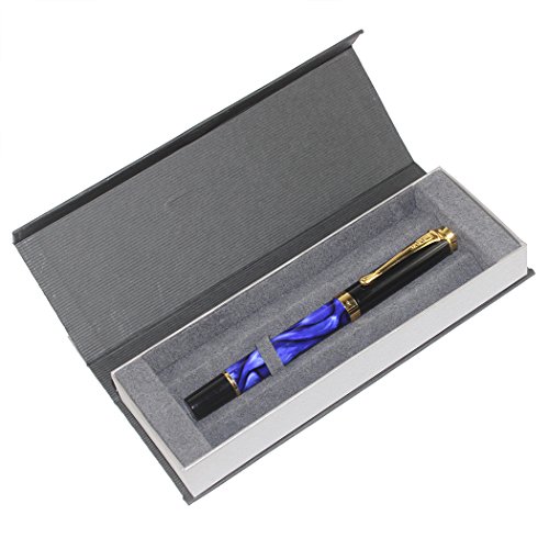 Gullor 500 Fountain pen blau und schwarz mit 5 Farb Gullor Tintenpatronen - 2