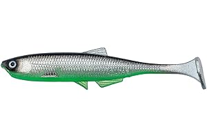 ‎LMAB LMAB Bleak Shad 6 cm, 9 cm, 12 cm, 15 cm, 18 cm KÖFI - Gummifisch Angelköder - Gummiköder für: Zander, Barsch, Hecht & Forelle - Zanderköder Hechtköder - Kunstköder