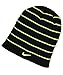 Price comparison product image Nike Boys' Reversible Beanie Black and Neon Green Stripe