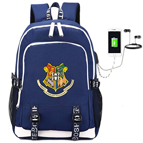 Preisvergleich Produktbild Comtervi Harry Potter Hogwarts Design Rucksack, Daypacks Laptoptasche Schulrucksack, Unisex Rucksack Junge Camping Outdoor Backpack Mit USB Ladeanschluss