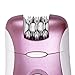 Ckeyin 2 in 1 Rechargeable Wet/Dry Body Hair Device Lady Epilator Beard Shaver Razor Women Epliator Tweezer, Built-in lithium battery