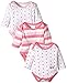 Twins Baby Girls Bodysuit, Longsleeve, 3-Pack