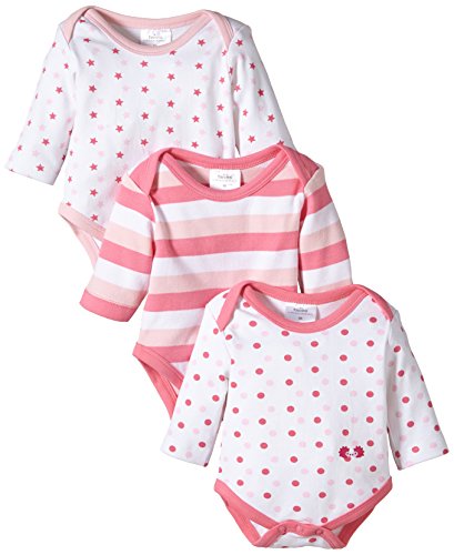 Twins Baby Girls Bodysuit, Longsleeve, 3-Pack