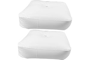 ULTECHNOVO 2 Piezas Bolsa De Agua Cuadrada Peso Del Arco De La Piscina Para Globos Peso Del Arco Bolsa De Lestage De Agua Bolsas De Peso De Agua Base De Pvc Blanco