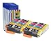 Produktbild 10 XL Druckerpatronen kompatibe fuer 26XL (T2621 T2631 T2632 T2633 T2634) für Epson XP-600 605 610 615 700 710 800 810 mit CHIP