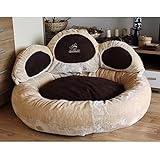 Knuffelwuff 12613 bett Peter in Pfoten Form, beige