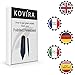 Kovira Premium Stainless Steel Precision Calibrated Tweezers - Best for Removing Eyebrow, Ingrown and Nose Hair, Splinters & More! (Pointed)