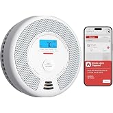 X-Sense Akıllı Duman Dedekt&ouml;r&uuml; Karbonmonoksit Dedekt&ouml;r&uuml; Kombinasyonu, Değiştirilebilir Pil, Wi-Fi Duman ve Karbonmonoksit Ded