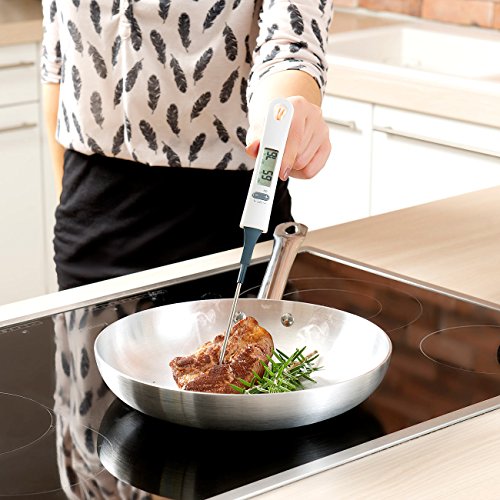 Rosenstein & Söhne 3in1-Kochlöffel mit Steak- und Koch-Thermometer - 3