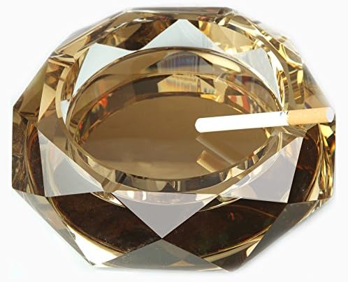 Creative Crystal [glass] [ashtray] [large] Ktv Bedroom Living room Location Decoration-B-150mm