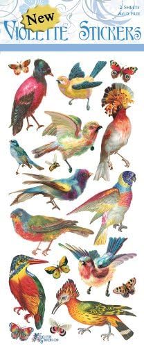 Violette Stickers Tropical Birds