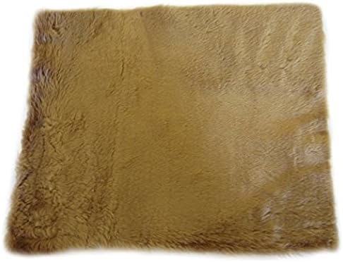 Dempsey Designs Minicraft Fur Fabric, Acrylic, Camel, 5 m