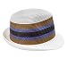 Produktbild Rawstyle Trendiger Strohhut, Sommer-Herren-Hut, Verschiedene Designs, Partyhut (weiß Blau)