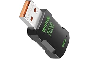 CALONNY Adapter USB 2 w 1 WiFi i Bluetooth Dual Band 2,4/5 GHz 900 Mbps do komputera/laptopa/komputera stacjonarnego, adapter mini USB bez sterowników, obsługuje Windows 10/11
