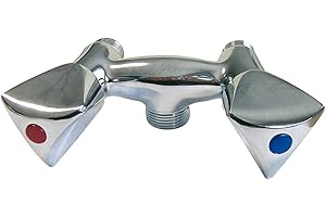 SOMATHERM //1410-80 FOR YOU-Mélangeur finition chromé-Entraxe 80mm-M15/21 M20/27-Tête à clapet 18/150, Gris