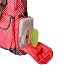 Giwox Maternity Bag 4 Ways in 1 Baby Large Nappy Changing Bags, Dot Stylish Diaper bags Large Capacity Pram Bags for Mums Dads ( Red)
