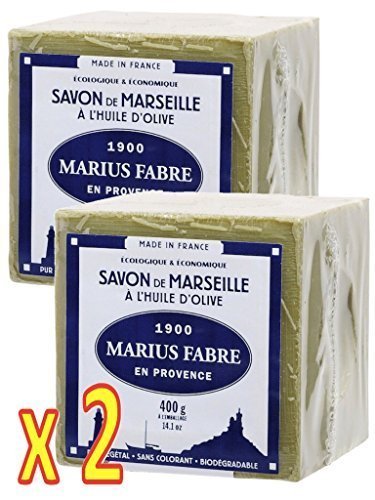 Marius Fabre - Sapone di Marsiglia all'olio d'oliva, cubo da 400 g