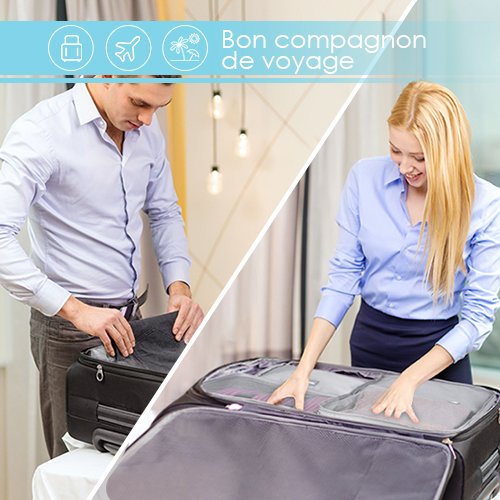 Organisateur-de-Bagage-Valise-Voyage-Sac-Cube-de-Rangement-Bagage-Durable-Lger-Housse-Vtement-Emballage-Trousse-De-Toilette-Pliable--Crochet-Organisation-Bagage-Valise-Sacoche-Dlicat-tanche