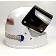 Astronaut Helmet with Movable Visor Pretend Play Toy Set for School Classroom Dress Up, Role Play Accessory, Holiday Gift Stocking, Birthday Party Favor Supplies, Girls, Boys,Kids