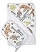 Produktbild Weegoamigo- Geschenkset Baby Kapuzentuch + Waschhandschuh -Wacky Wildlife- aus Baumwolle, Mehrfarbig