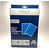 Vanaca Grup Soğuk Kompres Jel, Sıcak Kompres Jel, Isıtıcı ve Soğutucu Kompres Jel, Termojel, Buz Paketi (26cmx35cm)