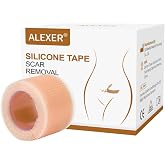 Alexer Soft Silicone Tape Scar Burn Caesarean Section Stitch Trace Keloid Surgery Trace Remover 2.5cm x 3m