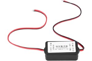 TKSE 12 Volt Filtro Raddrizzatore, 12V DC Auto Telecamera per la Retromarcia Filtro di Alimentazione per Auto Relè di Potenza Condensatore Filtro Raddrizzatore per Germania/Serie di Auto Americane