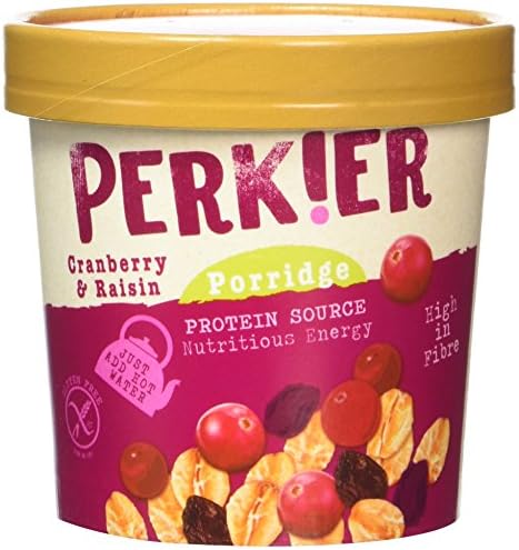 PERKIER Fruity Berry Gluten Porridge Pot 60 g (Pack of 8)