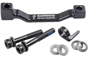 SHIMANO keine Angabe 1 Supporto per Freno da Uomo e Adattatore, Nero, Taglia Unica