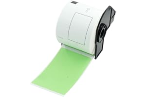 ‎BETCKEY BETCKEY - 1 Rolle DK-11202 Versandetiketten Kompatibel mit Brother, 62mm x 100mm, 300 Farbige Etiketten Grün für Brother QL Etikettendrucker