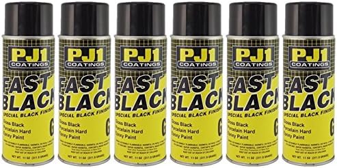 PJ1 Coatings 16-GLS Fast Black Gloss Motorcycle Epoxy Paint 400ml - Box of 6