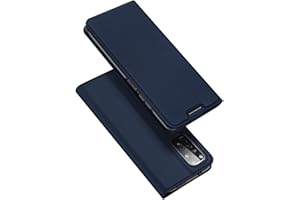 DUX DUCIS Funda Redmi Note 11, PU Cuero Flip Carcasa Fundas Móvil de Tapa Libro para Xiaomi Redmi Note 11 (Azul Marino)