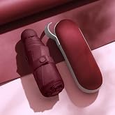 Mini Cep Boy L&uuml;x Şemsiye UV Korumalı Bordo Mini Şemsiye