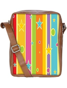 Snoogg , Damen Umhängetasche mehrfarbig multi