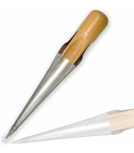 Barca Marina Manico In Legno In Acciaio Inox Corda Splicing Spike - 14