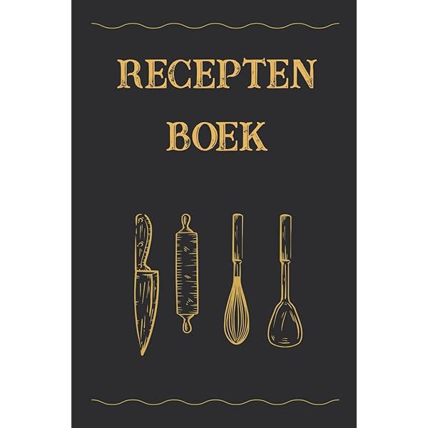 Een blanco Receptenboek om in te schrijven | Schrijf tot 110